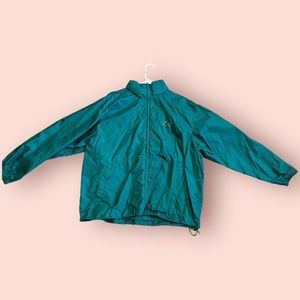 VINTAGE Greg Norman Green Zip Up Wind Breaker L